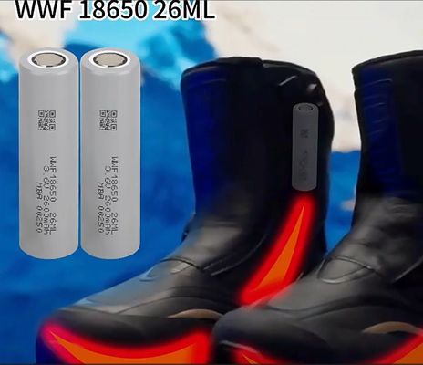 Batería recargable de baja temperatura 18650 Batería cilíndrica de iones de litio de 3000 mAh 2600 mAh