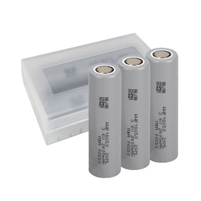 Baja temperatura 3.6 V 18650 Batería NCA 2600mah Batería de iones de litio