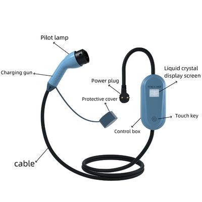 Frecuencia 50Hz 60Hz Cargador de vehículos eléctricos portátil de carga rápida Cargador de automóviles eléctricos