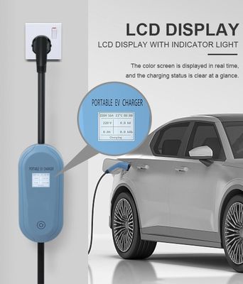 MSDS UN38.3 Punto de carga para el hogar Cargador de automóvil eléctrico portátil para el hogar con cable