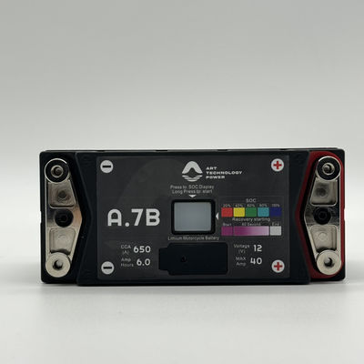 12V 6a Batería de litio hierro fosfato A7B Batería de arranque de emergencia