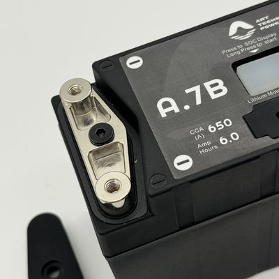 Rescate de motocicleta LiFePO4 Batería 6.5Ah Capacidad y terminal de cobre 12V