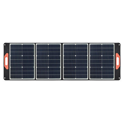 Panel solar de silicio monocristalino para sistema recargable exterior plegable