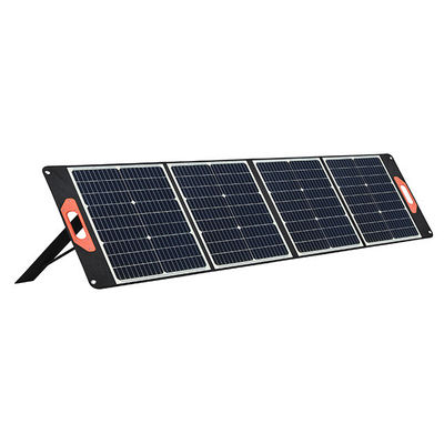 Panel solar de silicio monocristalino para sistema recargable exterior plegable