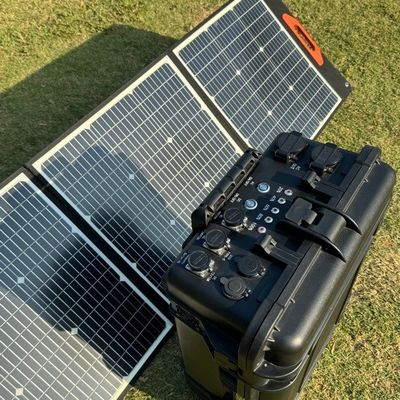 UB-120 Eficiencia de conversión del 22,8% Panel solar de silicio monocristalino plegable de 120 W