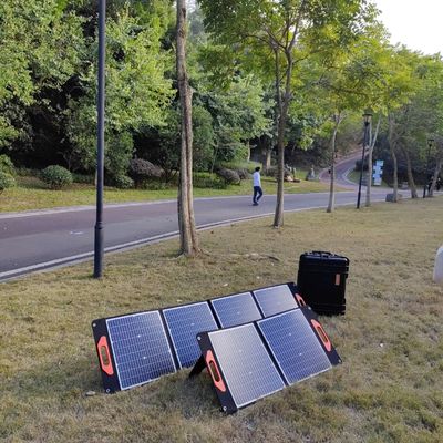 Generador de paneles solares con certificación CE de 120W paneles solares portátiles para camping