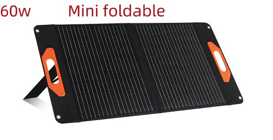 Panel de células solares de 60W para carga rápida 17.5V/3.4A DC de salida diseño plegable
