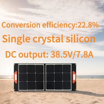 Viajes al aire libre Esencial Panel solar monocristalino plegable de 300W para suministro de energía