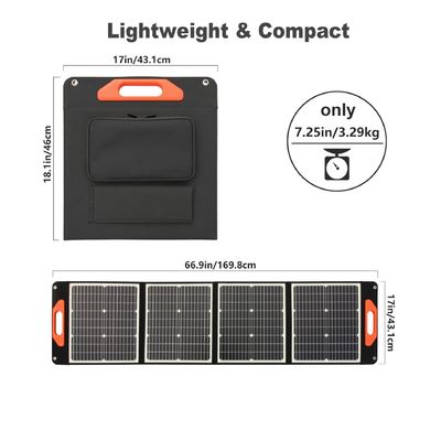 Condición 100W 17,7V Panel solar flexible para cargador de material de silicio monocristalino