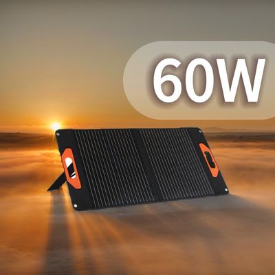 Panel solar mono pequeño de 60 W 2.2 kg cargador de panel solar plegable