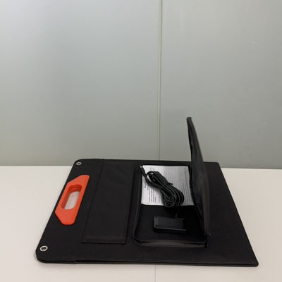 22Eficiencia de conversión del 0,8% Panel solar plegable e impermeable para teléfono celular y computadora portátil