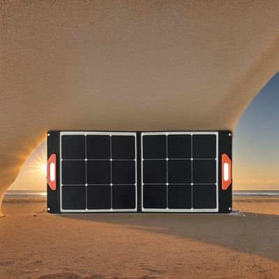 22Eficiencia de conversión del 0,8% Panel solar plegable e impermeable para teléfono celular y computadora portátil