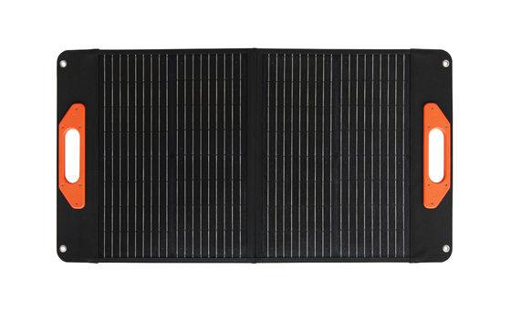 Sistema de paneles solares portátiles de silicio monocristalino de 50W 60W 100W 200W para suministro de energía