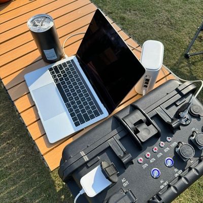 6-7h Tiempo de carga Estación eléctrica portátil al aire libre 5000W con salida de onda senoidal pura de CA