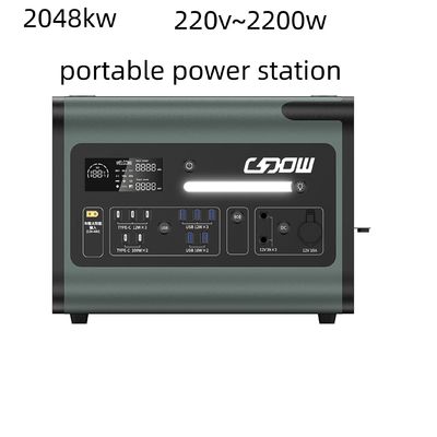 405*275*303 mm Luz de campamento y tesoro de carga en una central eléctrica portátil