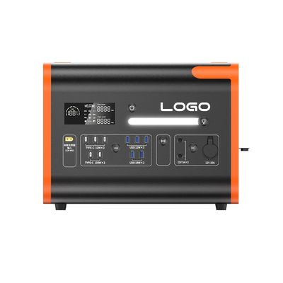 AT22 LiFePO4 Generador solar de carga súper rápida AC/DC de 2200W para central eléctrica portátil
