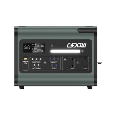 Generador solar de emergencia para el hogar de 2200W LiFePO4 con carga rápida y carga inalámbrica