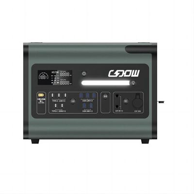 1800W-2400W Generador de carga solar LiFePO4 Batería Portable Energía móvil Energía para el hogar