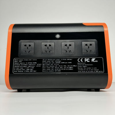 Estación de energía solar portátil Generador de batería LiFePO4 de 2200W para familia y emergencia