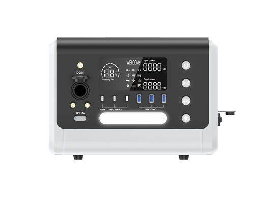 Fuente de alimentación portátil de 600 W con carga inalámbrica y batería LiFePO4