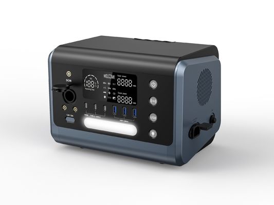 Fuente de alimentación portátil de 600 W con carga inalámbrica y batería LiFePO4