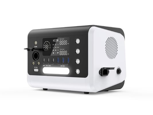 Fuente de alimentación portátil de 600 W con carga inalámbrica y batería LiFePO4