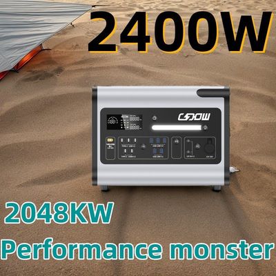 Fuente de alimentación portátil 2048wh 2000W Estación de energía solar Solicitud y muestras personalizadas