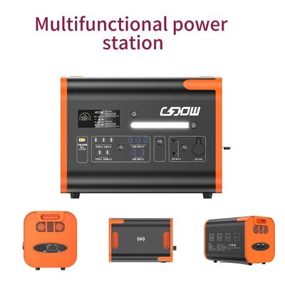 Batería portátil de litio hierro fosfato de 600W 1800W 2000W para la central eólica solar