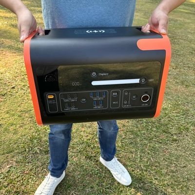 Batería portátil de litio hierro fosfato de 600W 1800W 2000W para la central eólica solar
