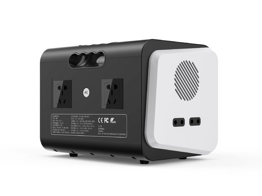 HT06 Generador móvil al aire libre Estación de energía solar portátil de 600 W con salida de CA de alta potencia
