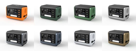 Estación eléctrica portátil de sistema solar de 600W con protección de seguridad y cargador