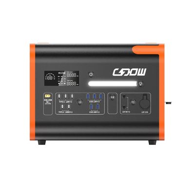 Estación de energía solar portátil de potencia máxima de 4400W con protección BMS y onda senoidal pura