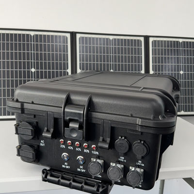 Estación de energía portátil con capacidad nominal de 3840wh y carga de paneles solares de 4000W