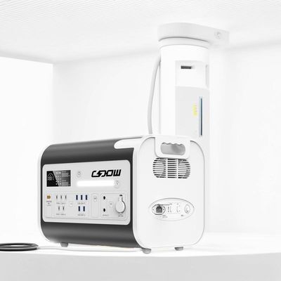 LiFePO4 Batería Camping/Home/Estación de energía de emergencia 12.2000W Generador solar recargable Suministro de energía móvil portátil