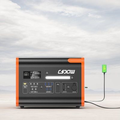 Generador portátil de 2200W alimentado por batería MSDS UN38.3 Estación eléctrica pequeña