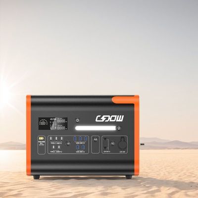 Generador portátil de 2200W alimentado por batería MSDS UN38.3 Estación eléctrica pequeña