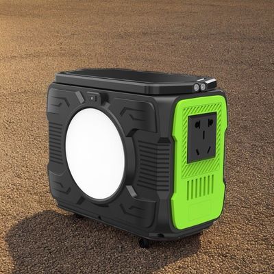 Estación de energía de litio móvil de acampada con batería solar de 200W