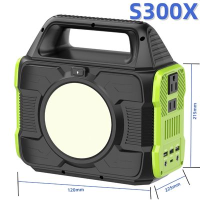 MPPT 300W Mini Generador de energía portátil Fuente de alimentación móvil exterior