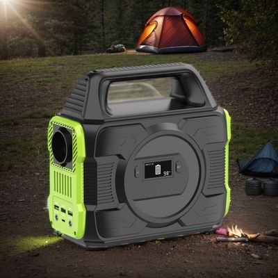 Estación de carga rápida portátil de 110V 300W con pantalla LCD y capacidad de batería de 8000mAh