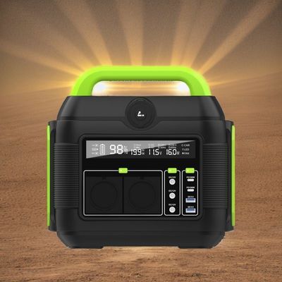 Estación de carga rápida portátil de 600W/160000mAh 110V AC/DC/USB/Tipo-C Banco de energía de salida al aire libre