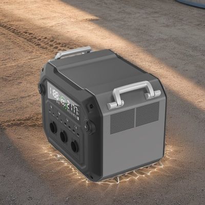 Generador solar de alta potencia de 2500W 2340wh 110V 120V con material de cáscara de perfil de aluminio ABS