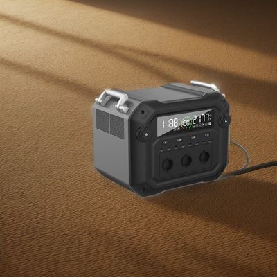 Generador solar de alta potencia de 2500W 2340wh 110V 120V con material de cáscara de perfil de aluminio ABS