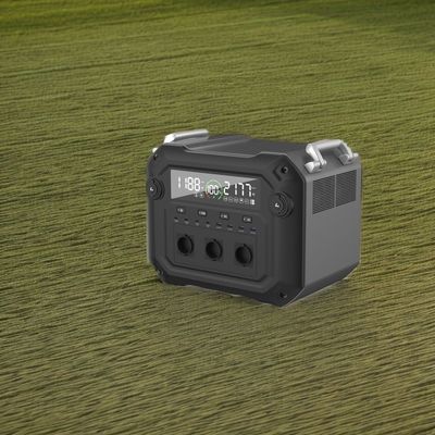 Generador solar de alta potencia de 2500W 2340wh 110V 120V con material de cáscara de perfil de aluminio ABS