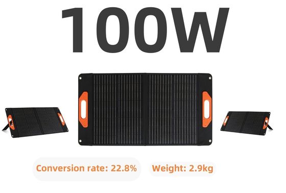 Panel solar de cristal único negro de 100W Célula solar de silicio cristalino único