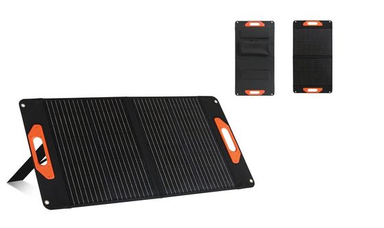 Panel solar de cristal único negro de 100W Célula solar de silicio cristalino único