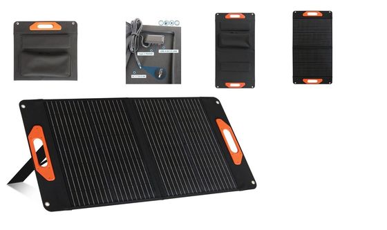 Panel solar de cristal único negro de 100W Célula solar de silicio cristalino único
