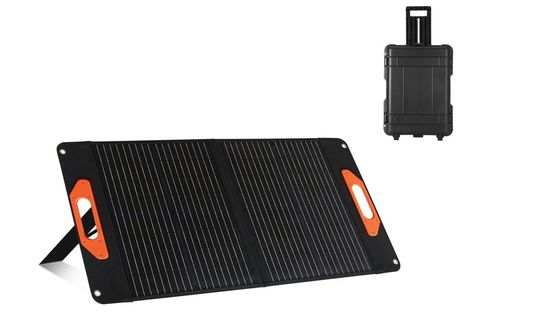 Panel solar de cristal único negro de 100W Célula solar de silicio cristalino único