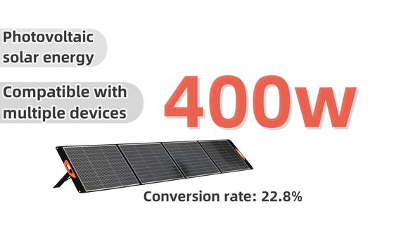 Paneles solares de cristal único de 400W Multi-dispositivo Compatible para el hogar / exterior y versátil
