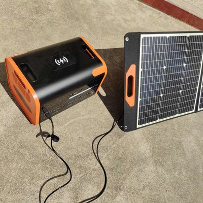 Panel solar plegable de cristal único de 200W para camper RV