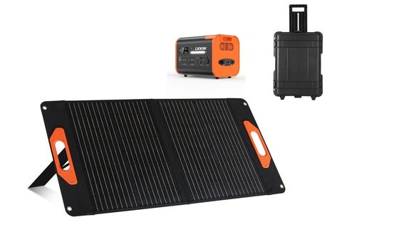 Paneles solares impermeables de 60W para la carga sostenible en campamentos